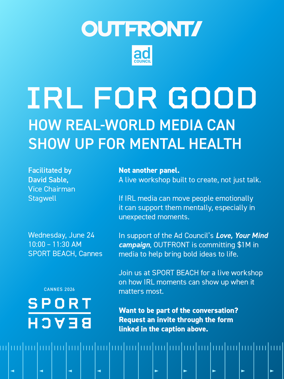IRL for Good